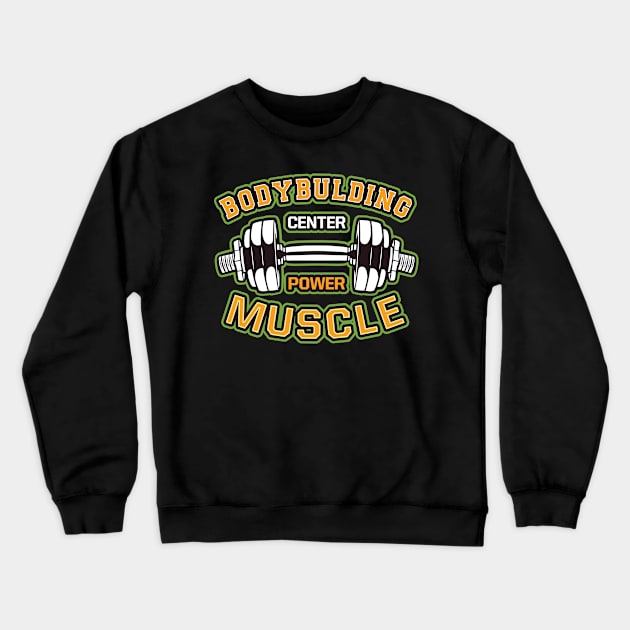 Body Building Crewneck Sweatshirt by Teefold